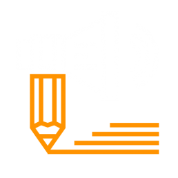 Icon of a pencil and speaker